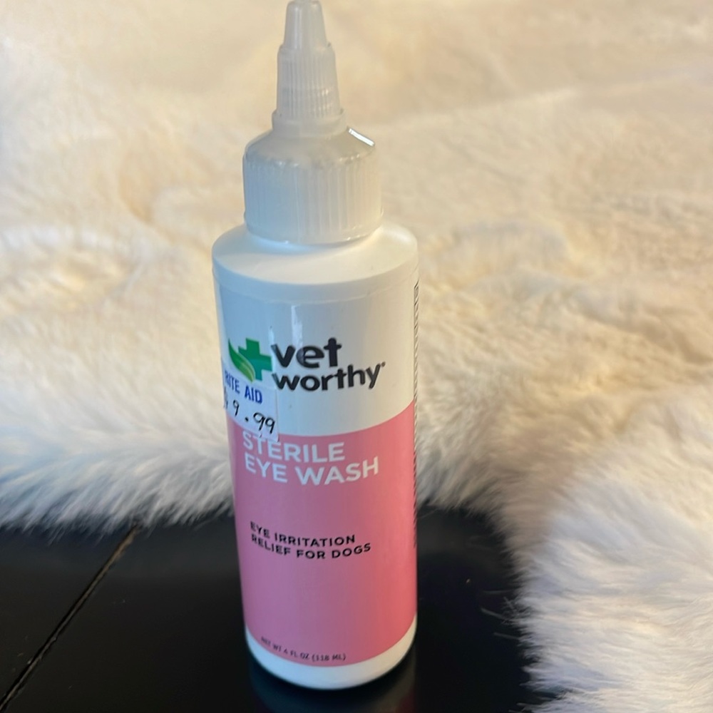 NWT Vet Worthy Sterile Eye Wash 🐾 Eye Irritation Relief for DOGS